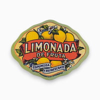 イギリス　LIMONADA DE FRUTA　ドリンクのラベル