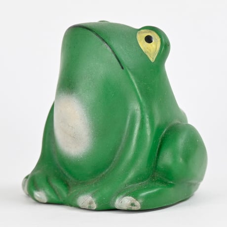 ソビエト　年代不明　カエル　ソフビ　フィギュア　高さ9cm