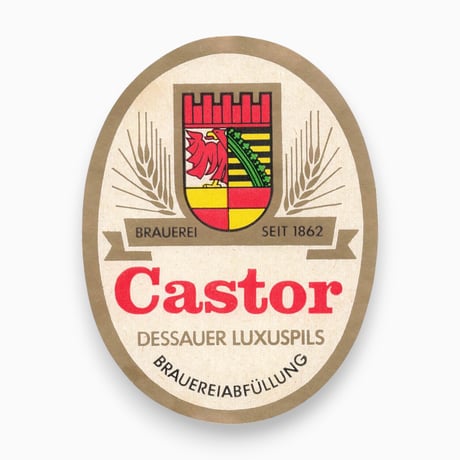 東ドイツ　Castor　ドリンクのラベル　ラベル