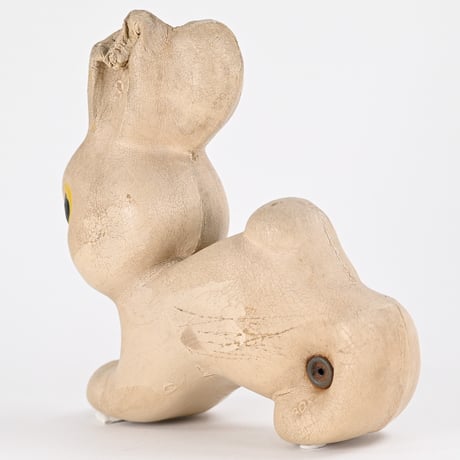 ソビエト　年代不明　伸びてるうさぎ　フィギュア　高さ15cm
