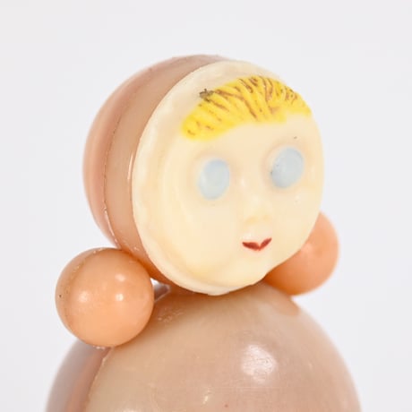 ソビエト　プラスチック　起き上がり小法師　おきあがりこぼし　高さ6.5cm