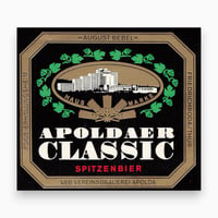 東ドイツ　APOLDAER CLASSIC　ドリンクのラベル　ラベル
