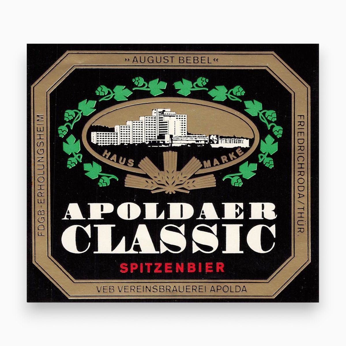 東ドイツ APOLDAER CLASSIC ドリンクのラベル ラベル | こぐま舎