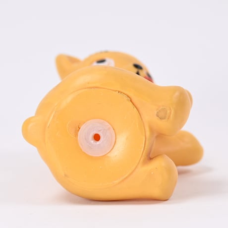 ソビエト　年代不明　ぺろりんくま　くま　ソフビ　人形　高さ11cm