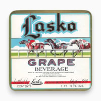 アメリカ　Lasko GRAPE BEVERAGE　ドリンクのラベル