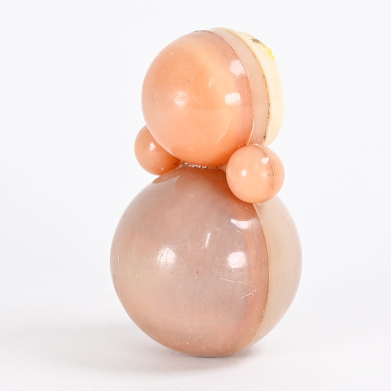 ソビエト プラスチック 起き上がり小法師 おきあがりこぼし 高さ6.5cm