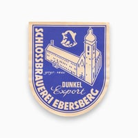 西ドイツ　DUNKEL Export　ドリンクのラベル　ラベル