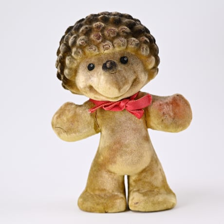 ソビエト　年代不明　フロッキー　赤いリボンのライオン　人形　高さ18cm