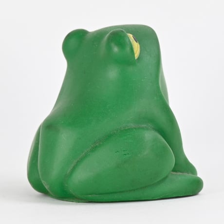 ソビエト　年代不明　カエル　ソフビ　フィギュア　高さ9cm