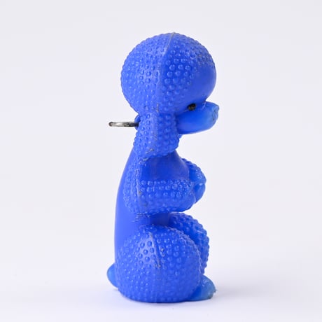 東ドイツ　プラスチック　プードル　人形　フィギュア　高さ10cm