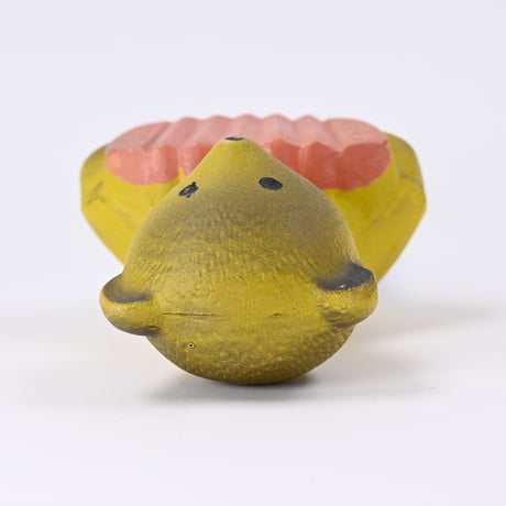 ソビエト　年代不明　アコーディオンを持ったクマ　ソフビ　人形　高さ17.5cm