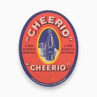 イギリス　CHEERIO　ドリンクのラベル