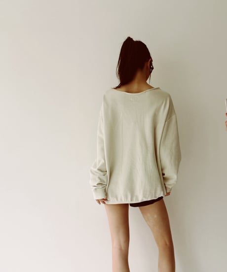 T263-CS05 / off the shoulder sweat tops