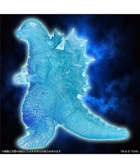 【予約】MSS ゴジラEX【第24弾】ゴジラ（2023）クリアブルー Ver.　彩色済み完成品　[CCP JAPAN]