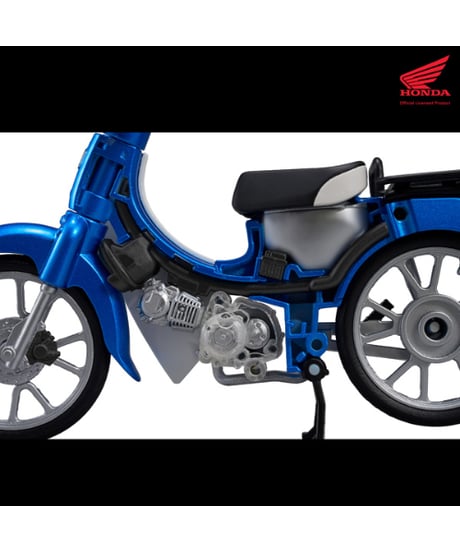 【予約】KAITANICS Honda スーパーカブ110 グリントウェーブブルーメタリック　組立て式フィギュア［メガハウス］