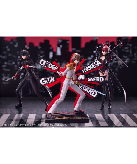 【予約】OSHI WORKS ペルソナ5 ザ・ロイヤル クロウ　PVC塗装済み完成品　［コトブキヤ］
