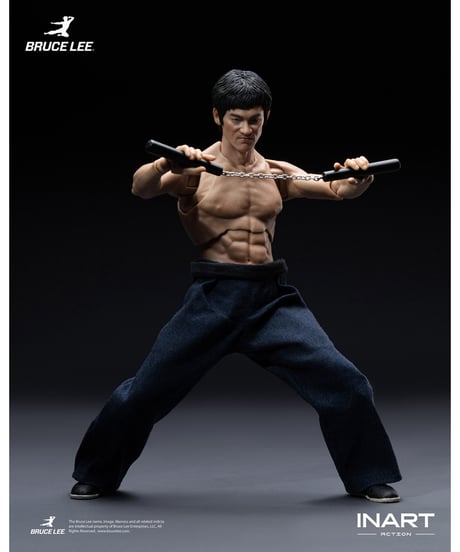 【予約】INART Action（インアート・アクション）― ブルース・リー（カンフー衣装）1/12スケール アクションフィギュア　［INART］
