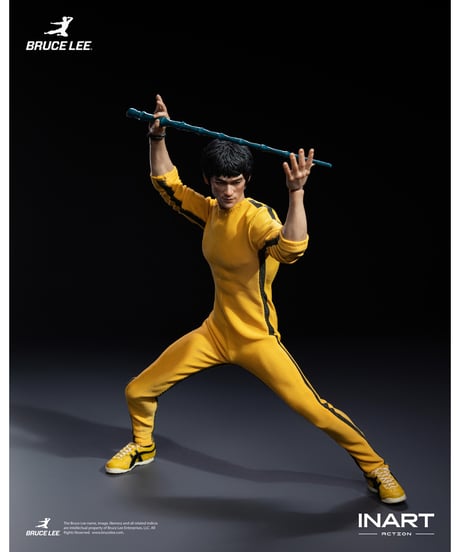 【予約】INART Action（インアート・アクション）― ブルース・リー（イエロー・ジャンプスーツ）1/12スケール アクションフィギュア　［INART］