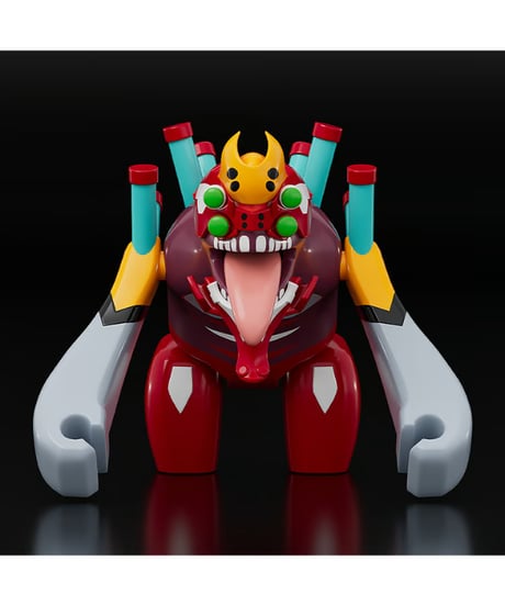 【予約】【送料無料】BRICKROID エヴァンゲリオン2号機 獣化第２形態 　 エヴァンゲリオン新劇場版　プラスチック製 塗装済み可動フィギュア　[グッドスマイルカンパニー]