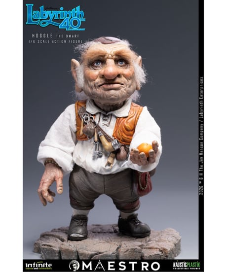 【予約】ラビリンス/ ホグル ザ・ドワーフ 1/6 アクションフィギュア　『ラビリンス/魔王の迷宮』　[インフィニティスタチュー]