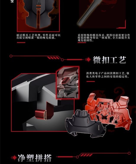 【予約】エリート級・大漢虎賁・奎宿装セット プラスチックキット (プラモデル)　［MOSHOWTOYS］