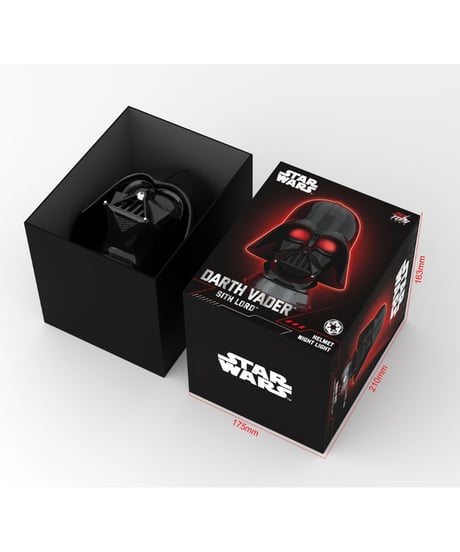 【予約】スター・ウォーズ ヘルメットナイトライト「ダース・ベイダー」　［童友社］
