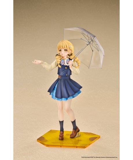 【予約】学園アイドルマスター 藤田ことね 雨上がりのアイリス 特訓前Ver. 1/7 完成品フィギュア　［MiraiMira］