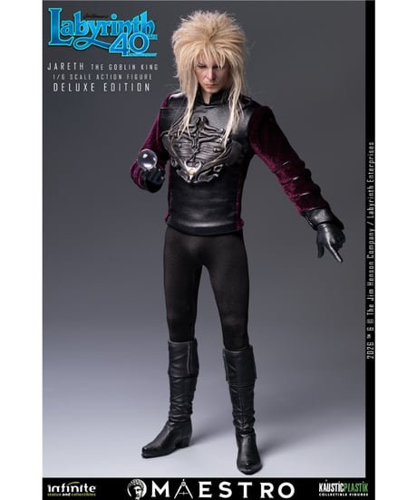 【予約】ラビリンス/ ジャレス ザ・ゴブリンキング 1/6 アクションフィギュア DELUXE エディション　映画『ラビリンス 魔王の迷宮』　[インフィニティスタチュー]
