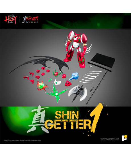 【予約】POSE＋METAL HEAT 真ゲッター1 (真ゲッターロボ 世界最後の日ver.)　塗装済み完成品　［AWAKEN STUDIO］