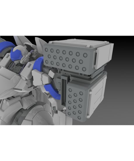 【予約】プラスチックキット「X-4+(PD-802) 装甲歩兵用　武装セット3[武装取り付け用肩パーツ＆DRu35 MLC＆R25ロケット＆M7Aガトリング砲]」　[PLUM]