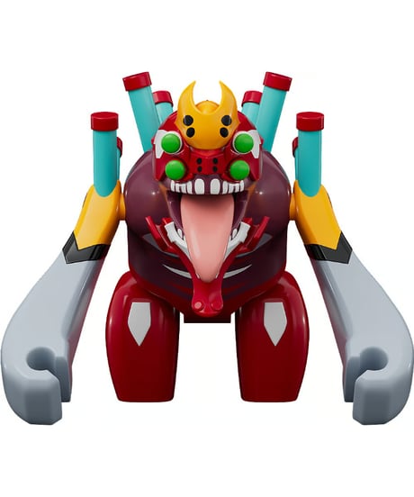 【予約】【送料無料】BRICKROID エヴァンゲリオン2号機 獣化第２形態 　 エヴァンゲリオン新劇場版　プラスチック製 塗装済み可動フィギュア　[グッドスマイルカンパニー]