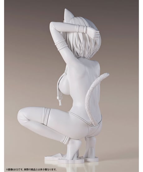 【予約】褐色猫娘 マウ 1/6スケール未塗装出力品 ガレージキット　［B´full FOTS JAPAN］
