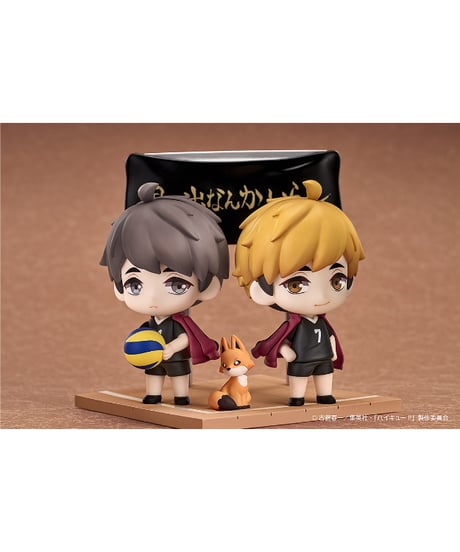 【予約】Qset+ 宮 侑・宮 治　塗装済み完成品　ハイキュー!!　［グッドスマイルアーツ上海］