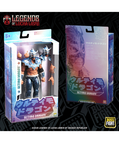 【予約】レジェンド・オブ・ルチャリブレ / ウルティモ・ドラゴン 1/12 アクションフィギュア ホログラフィック・デコ ver. (完成品)  [BOSS FIGHT STUDIO]