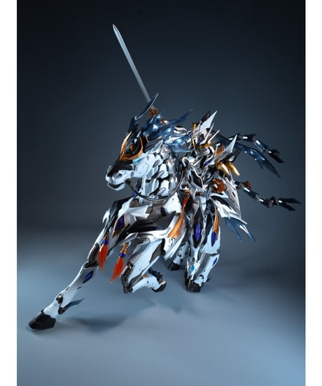 【予約】 MNP-XH05WA 天佑星 龍胆虎将・趙雲 威武カラー 組立プラモデルシリーズ　[MOTOR NUCLEAR 摩動核]