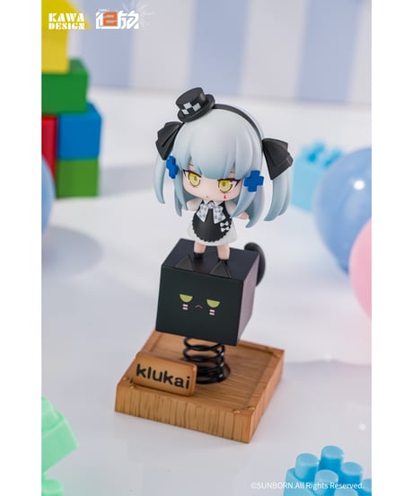 【予約】ドールズフロントライン2：エクシリウム くろねこクルカイ バネフィギュア　［KAWA DESIGN］