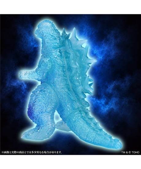 【予約】MSS ゴジラEX【第24弾】ゴジラ（2023）クリアブルー Ver.　彩色済み完成品　[CCP JAPAN]
