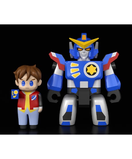 【予約】BRICKROID ダ・ガーン＆高杉星史セット　塗装済み可動フィギュア　伝説の勇者ダ・ガーン　［グッドスマイルカンパニー］