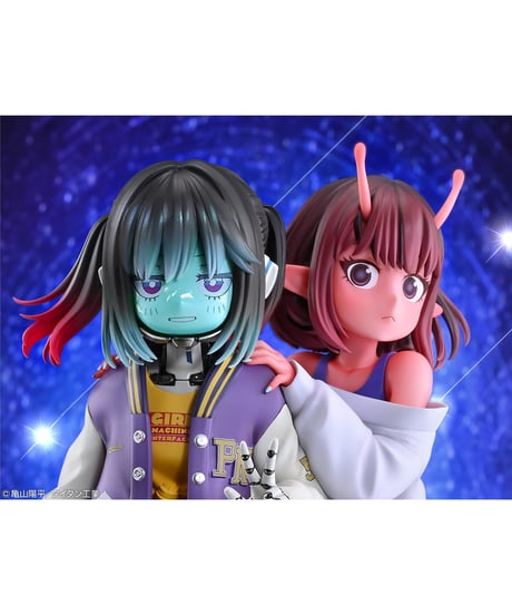 【予約】アニメ『銀河特急 ミルキー☆サブウェイ』チハル＆マキナ　彩色済完成品フィギュア　［メディコス・エンタテインメント］