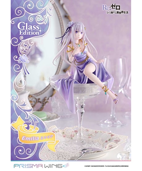 【予約】PRISMA WING Re:ゼロから始める異世界生活 エミリア グラスエディション  1/7 スケール 完成品フィギュア　［プライム１スタジオ］