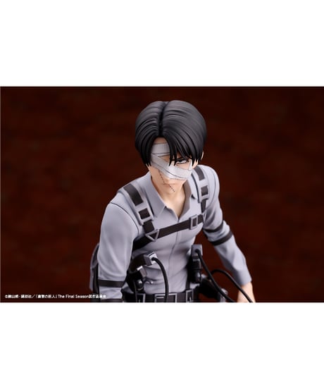 【予約】OSHI WORKS リヴァイ・アッカーマン The Final Season ver.　進撃の巨人 The Final Season.　PVC塗装済み完成品　［コトブキヤ］