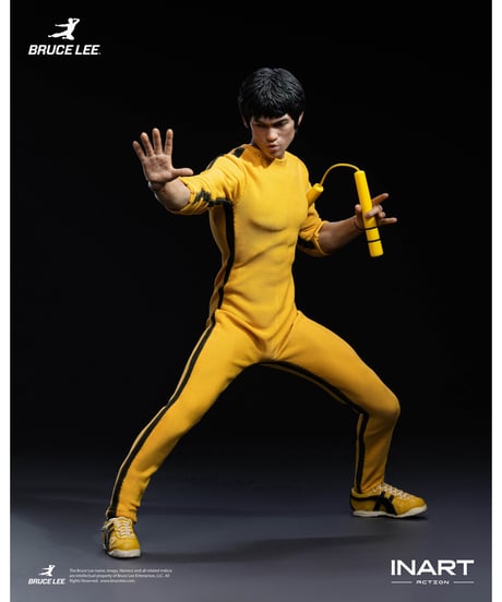 【予約】INART Action（インアート・アクション）― ブルース・リー（イエロー・ジャンプスーツ）1/12スケール アクションフィギュア　［INART］