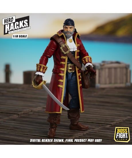 【予約】【送料無料】"ヒーロー H.A.C.K.S./ ジョン・ブラッドフォード: キャプテン・オブ・ザ・テンポラル・ボイジャー 1/18 アクションフィ ギュア"　［ボスファイトスタジオ］