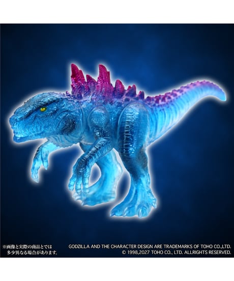 【予約】MSS ゴジラEX【第26弾】ゴジラ（1998）クリアブルー Ver.　彩色済み完成品　[CCP JAPAN]