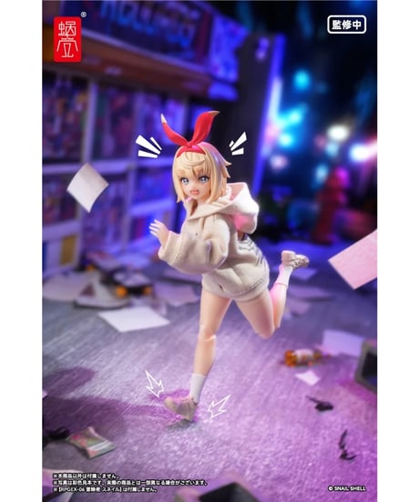 【予約】【送料無料】『悪魔の囁き』シリーズ プリントパーカーセット(ベージュ)(ドール用) (塗装済み完成品アクションフィギュア)　［蝸之殼Snail Shell］