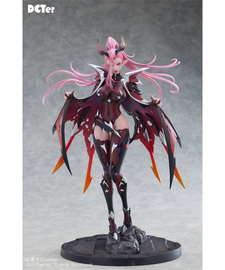 【予約】竜姫士 ヘスリオン　1/7スケール　塗装済み完成フィギュア　［PLUM］
