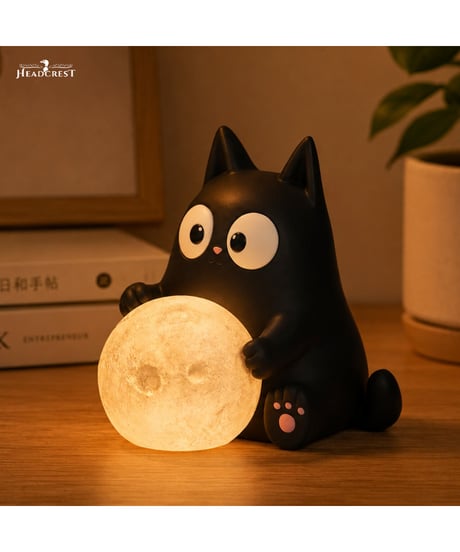 【予約】ヘッドクレスト ノリ 月を盗んだ猫　［ヘッドクレスト］