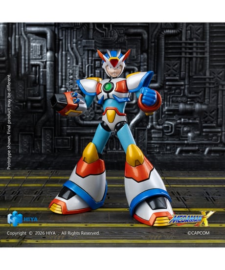 【予約】ロックマンX アクションフィギュア X マックスアーマー Ver.  (完成品)　［ハイヤトイズ］