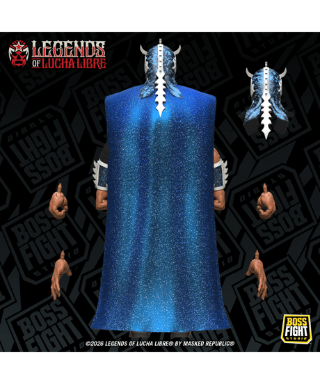 【予約】レジェンド・オブ・ルチャリブレ / ウルティモ・ドラゴン 1/12 アクションフィギュア ホログラフィック・デコ ver. (完成品)  [BOSS FIGHT STUDIO]