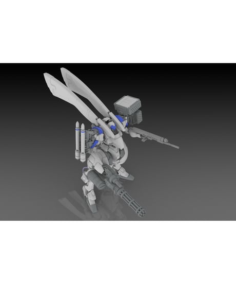 【予約】プラスチックキット「X-4+(PD-802) 装甲歩兵用　武装セット3[武装取り付け用肩パーツ＆DRu35 MLC＆R25ロケット＆M7Aガトリング砲]」　[PLUM]